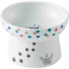Necoichi Raised Cat Food Bowl, Colorful Dots -Cat Pet Supplies 169388 MAIN. AC SS1800 V1649349422