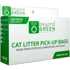 BeyondGREEN Plant-Based Cat Litter Waste Bags 15 BeyondGREEN Plant-Based Cat Litter Waste Bags -Cat Pet Supplies 172572 PT4. AC SS1800 V1702062092