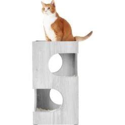 Frisco 28-in Modern Cat Tree & Condo -Cat Pet Supplies 177899 PT4. AC SS1800 V1584453174