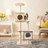 Frisco 62-in Modern Cat Tree & Condo -Cat Pet Supplies 177901 MAIN. AC SS1800 V1584451083