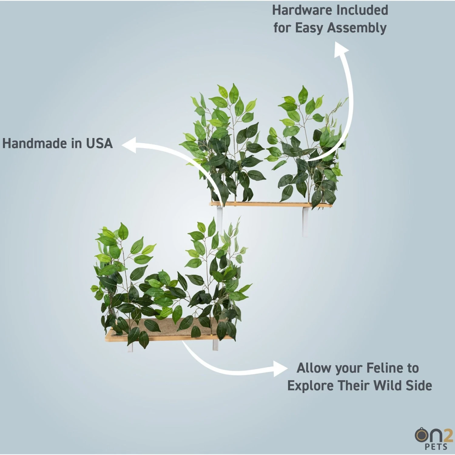 On2Pets Cat Canopy Wall Shelves 8 On2Pets Cat Canopy Wall Shelves - Image 6