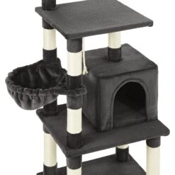 Frisco 59-in Faux Fur Cat Tree & Condo -Cat Pet Supplies 180387 PT4. AC SS1800 V1584453197