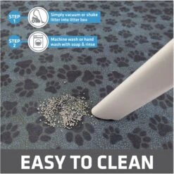 Drymate Protective & Decorative Cat Litter Mat, Paw Dots, Large, 20-in X 28-in -Cat Pet Supplies 181538 PT4. AC SS1800 V1689627180
