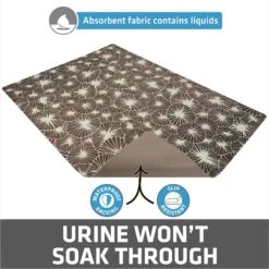 Drymate Protective & Decorative Cat Litter Mat, Kahopo Grey, Large, 20-in X 28-in -Cat Pet Supplies 181548 PT3. AC SS1800 V1690998116