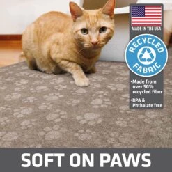 Drymate Premium Debossed Paw Cat Litter Trapping Mat, Taupe, X-Large, 28-in X 34-in 12 Drymate Premium Debossed Paw Cat Litter Trapping Mat, Taupe, X-Large, 28-in X 34-in -Cat Pet Supplies 181550 PT3. AC SS1800 V1691002848