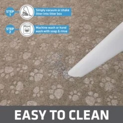 Drymate Premium Debossed Paw Cat Litter Trapping Mat, Taupe, X-Large, 28-in X 34-in 13 Drymate Premium Debossed Paw Cat Litter Trapping Mat, Taupe, X-Large, 28-in X 34-in -Cat Pet Supplies 181550 PT4. AC SS1800 V1691002846