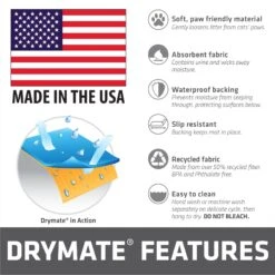 Drymate Jumbo Ridged Cat Litter Trapping Mat, Grey, 36-in X 47-in -Cat Pet Supplies 181552 PT5. AC SS1800 V1689626744