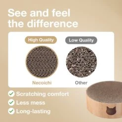 Necoichi Cozy Cat Scratcher Bowl Toy -Cat Pet Supplies 183517 PT3. AC SS1800 V1702938882