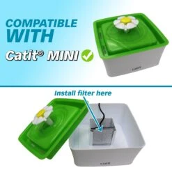 Pet Standard Charcoal Filters For Catit Mini Fountains, 6 Count -Cat Pet Supplies 183712 PT2. AC SS1800 V1565879620