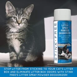 Stink Free Litter & Litter Box Spray Powder 10 Stink Free Litter & Litter Box Spray Powder -Cat Pet Supplies 183774 PT4. AC SS1800 V1628308339