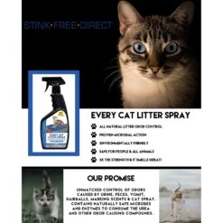 Stink Free Every Cat Litter Spray -Cat Pet Supplies 183780 pt2. AC SS1800 V1567708320