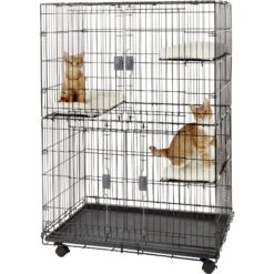 Frisco Collapsible Wire Cat Cage Playpen -Cat Pet Supplies 185867 PT2. AC SS1800 V1575993177