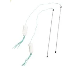 Ethical Pet Leather Strand Teaser Wand Cat Toy, Color Varies -Cat Pet Supplies 189288 pt2. AC SS1800 V1569429878