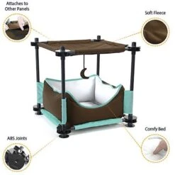 Kitty City Claw Sleeper 17.25-in Faux Fleece Cat Tree 6 Kitty City Claw Sleeper 17.25-in Faux Fleece Cat Tree -Cat Pet Supplies 190256 PT1. AC SS1800 V1564625219