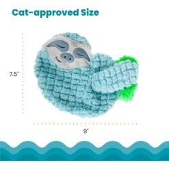 Catstages Purr Pillow Snoozin' Sloth Calming Plush Cat Toy -Cat Pet Supplies 190715 PT4. AC SS1800 V1631688675