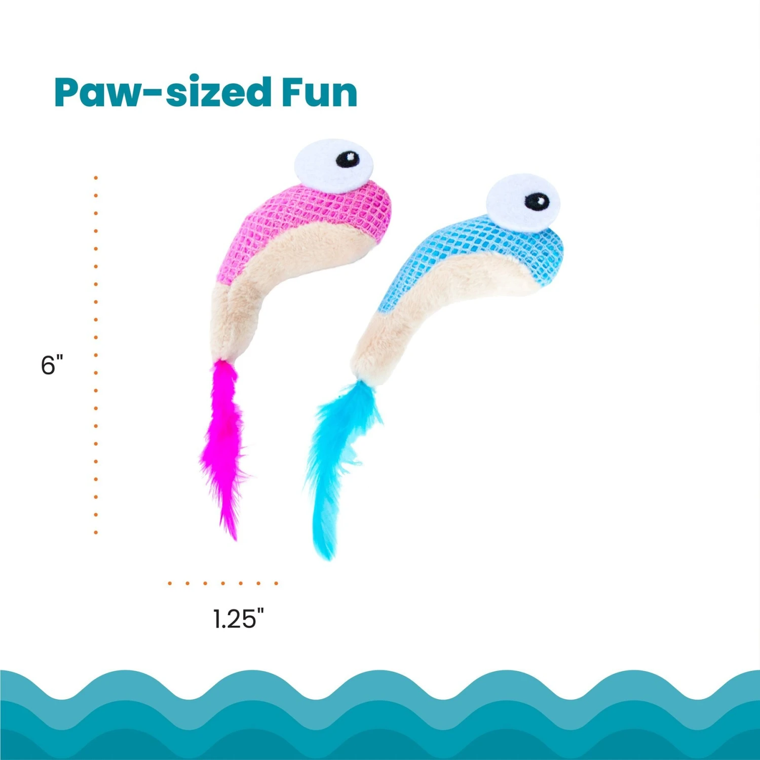 Catstages Dental Shrimpies Cat Chew Toy With Catnip, 2 Count 7 Catstages Dental Shrimpies Cat Chew Toy With Catnip, 2 Count - Image 5