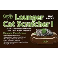 Best Pet Supplies Catify Lounger Cardboard Catnip Scratcher Cat Toy 16 Best Pet Supplies Catify Lounger Cardboard Catnip Scratcher Cat Toy -Cat Pet Supplies 193098 PT5. AC SS1800 V1568064754