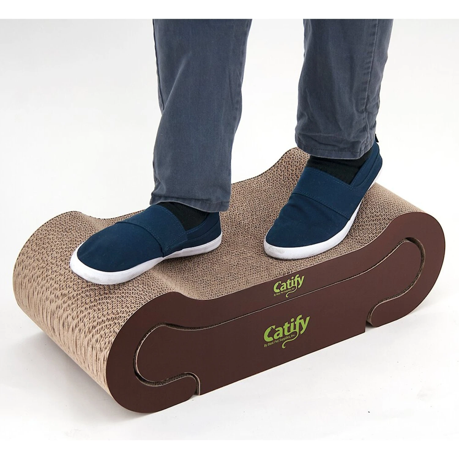 Best Pet Supplies Catify Lounger Cardboard Catnip Scratcher Cat Toy 11 Best Pet Supplies Catify Lounger Cardboard Catnip Scratcher Cat Toy - Image 9