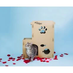 Petique Meowhouse Cat Scratcher -Cat Pet Supplies 193940 PT2. AC SS1800 V1603159325