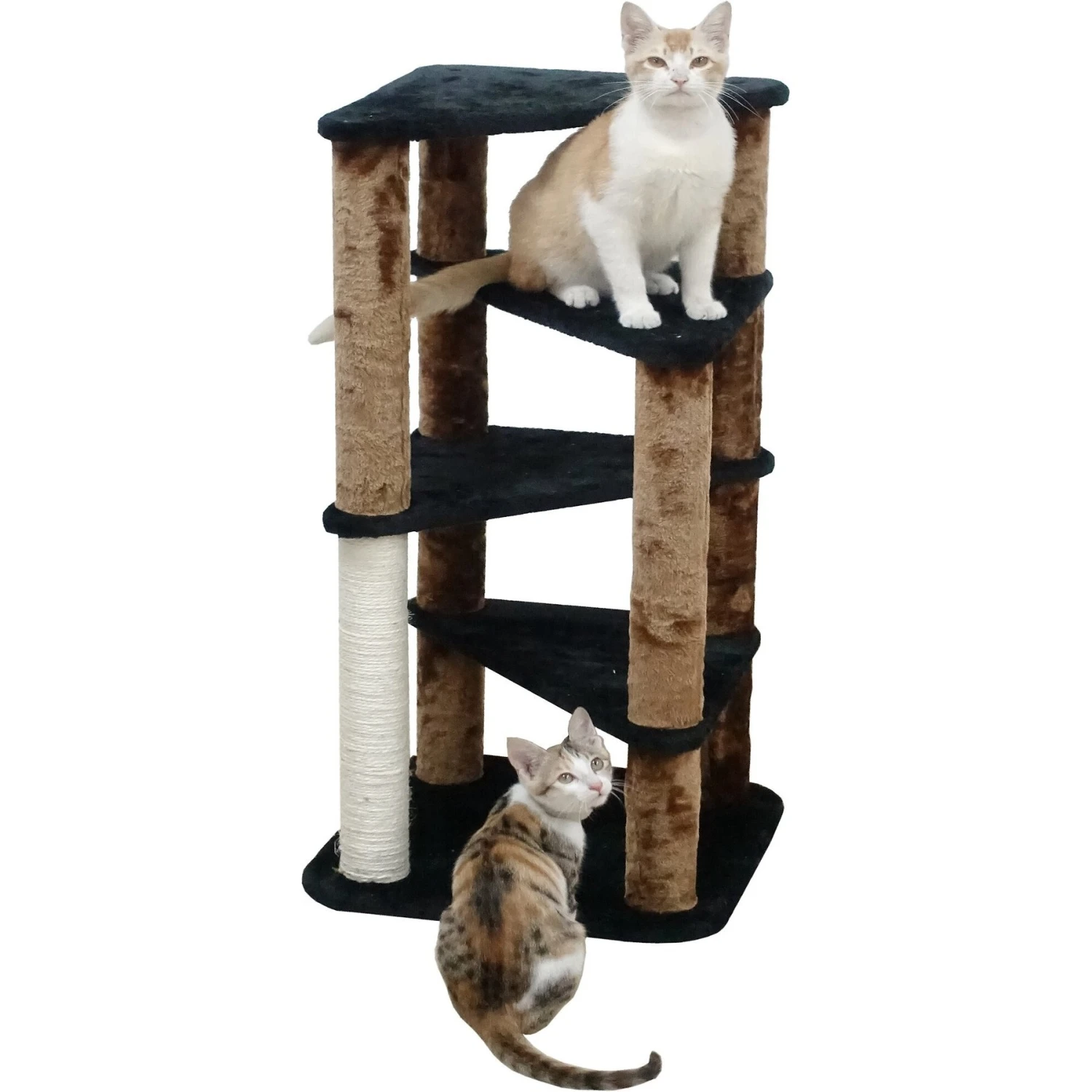 Go Pet Club 33-in Faux Fur Cat Tree 4 Go Pet Club 33-in Faux Fur Cat Tree - Image 2