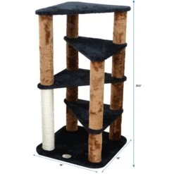 Go Pet Club 33-in Faux Fur Cat Tree 9 Go Pet Club 33-in Faux Fur Cat Tree -Cat Pet Supplies 197640 PT3. AC SS1800 V1671226227