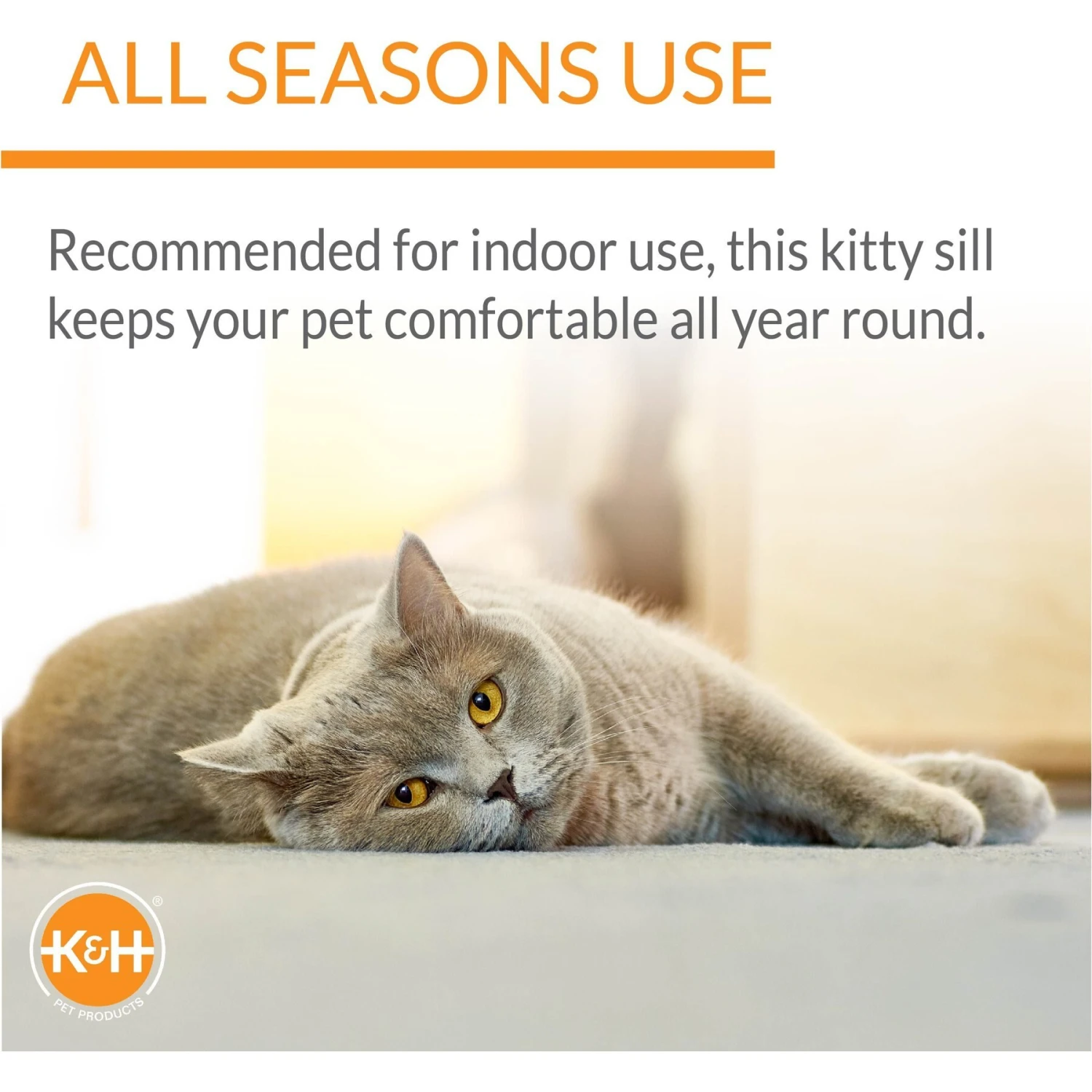 K&H Pet Products Unheated Kitty Sill Cat Window Perch 6 K&H Pet Products Unheated Kitty Sill Cat Window Perch - Image 4