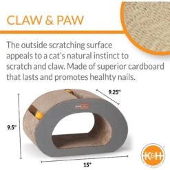 K&H Pet Products Creative Kitty Tunnel Cat Scratcher Toy -Cat Pet Supplies 199125 PT2. AC SS1800 V1692211192