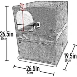 Pet Gear Prp Pawty Space Saver Cat Litter Box Enclosure -Cat Pet Supplies 200702 PT1. AC SS1800 V1673363959