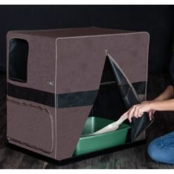 Pet Gear Prp Pawty Space Saver Cat Litter Box Enclosure -Cat Pet Supplies 200702 PT3. AC SS1800 V1573165074