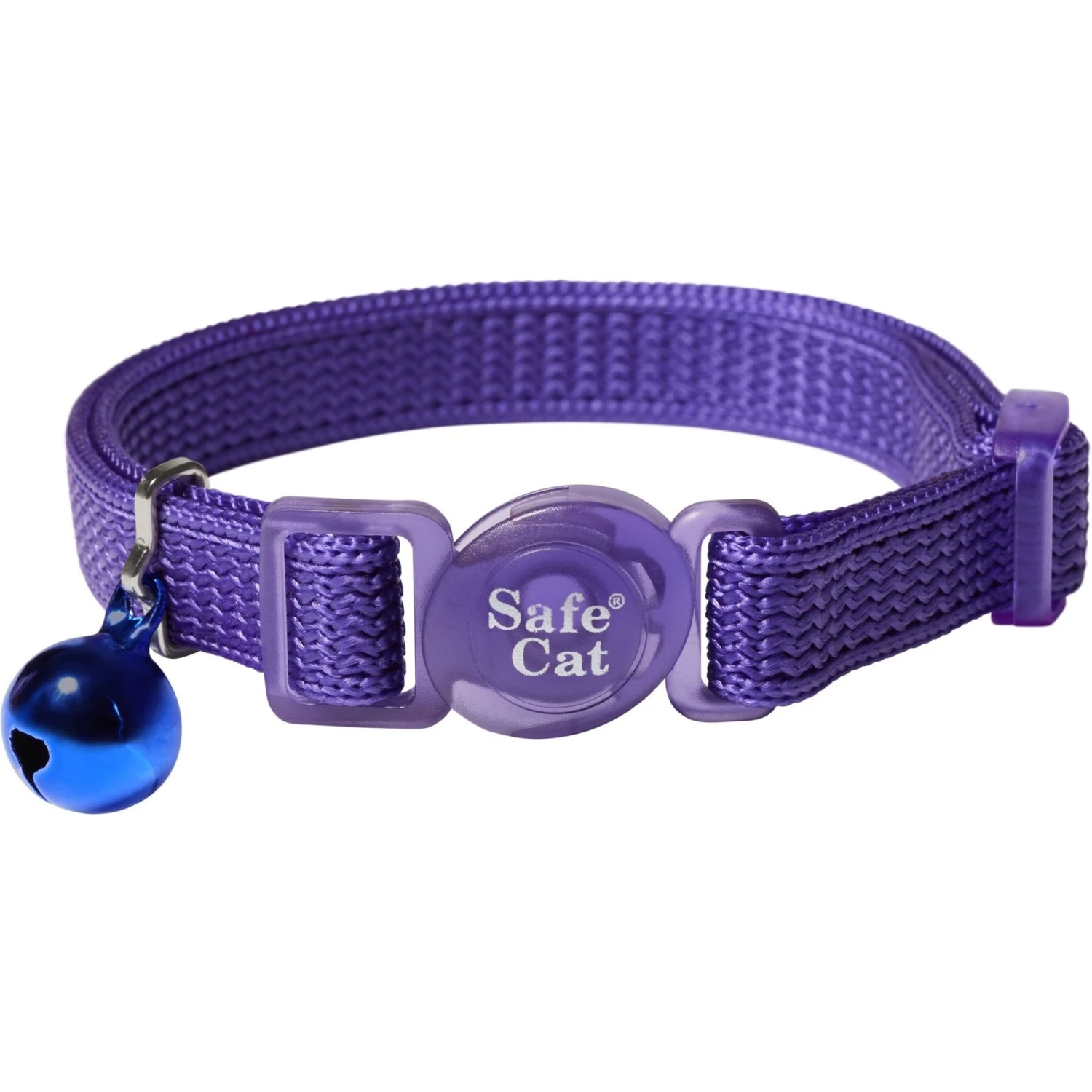 Safe Cat Snag-Proof Polyester Breakaway Cat Collar With Bell 3 Safe Cat Snag-Proof Polyester Breakaway Cat Collar With Bell