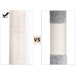 FEANDREA 55.1-in Faux Fleece Cat Tree & Condo -Cat Pet Supplies 205247 PT5. AC SS1800 V1648065391