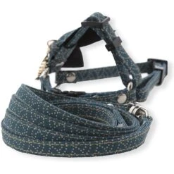 Necoichi ZEN Fish Charm Cotton Cat Harness & Leash -Cat Pet Supplies 205975 pt2. AC SS1800 V1573751002