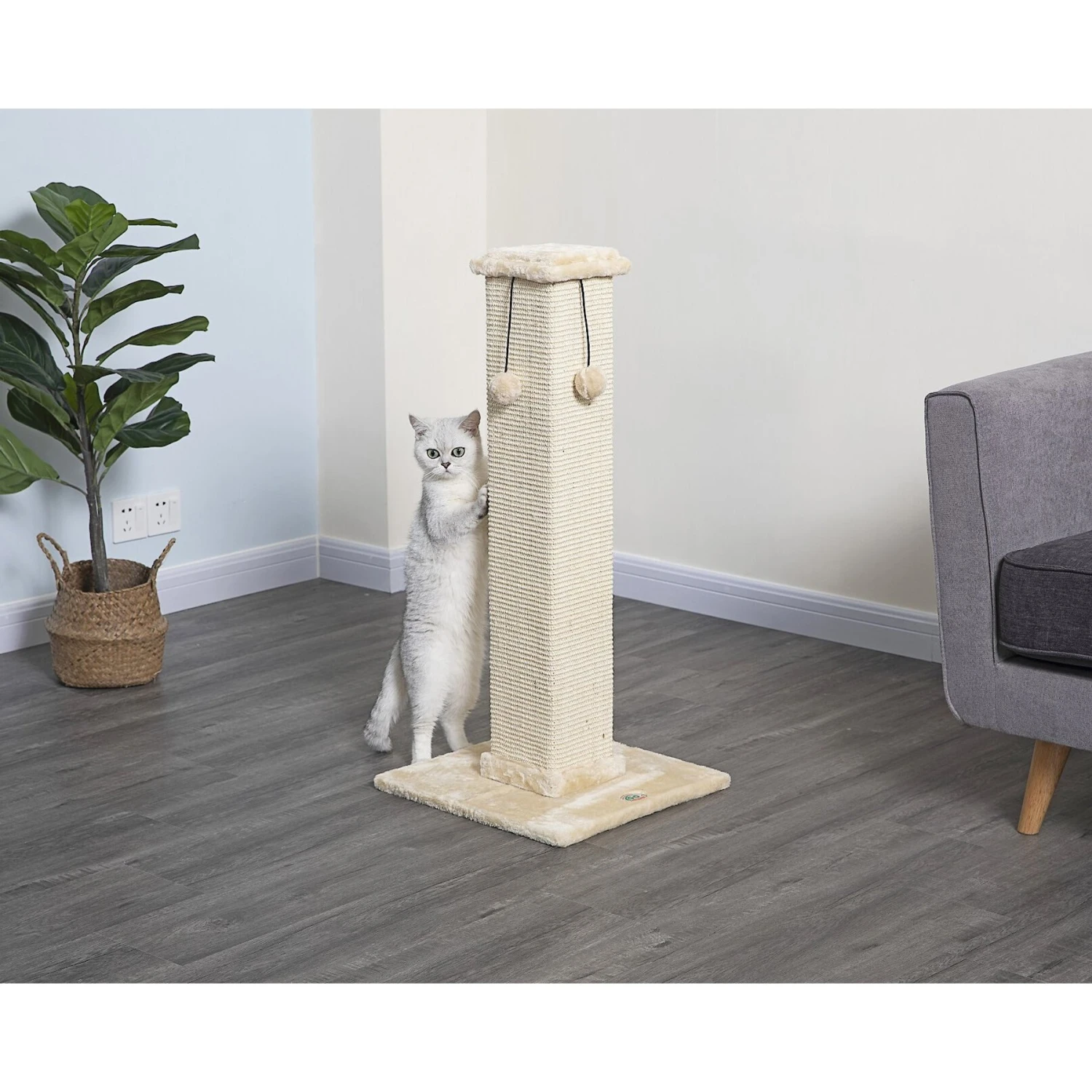 Go Pet Club 35-in Cat Scratching Post 3 Go Pet Club 35-in Cat Scratching Post