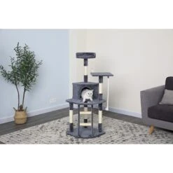 Go Pet Club 49-in Economical Sisal Posts Cat Tree Condo
