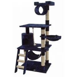 Go Pet Club 62-in Faux Fur Cat Tree & Condo -Cat Pet Supplies 217100 PT3. AC SS1800 V1702056882