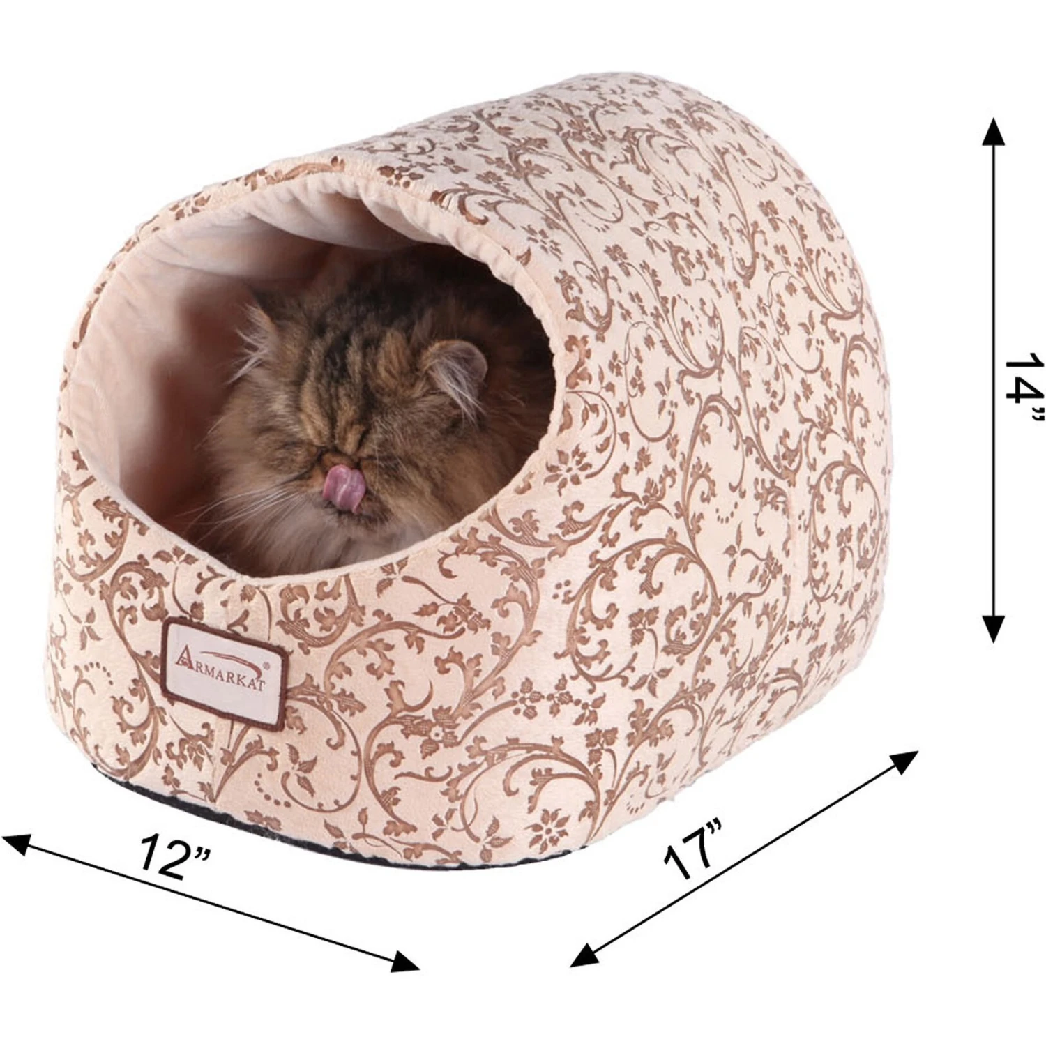 Armarkat Winter Soft Warm Cat Bed, Small 4 Armarkat Winter Soft Warm Cat Bed, Small - Image 2