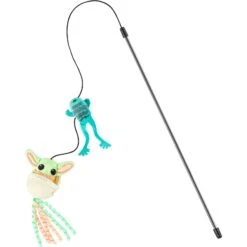 STAR WARS THE MANDALORIAN GROGU Teaser Wand Cat Toy With Catnip