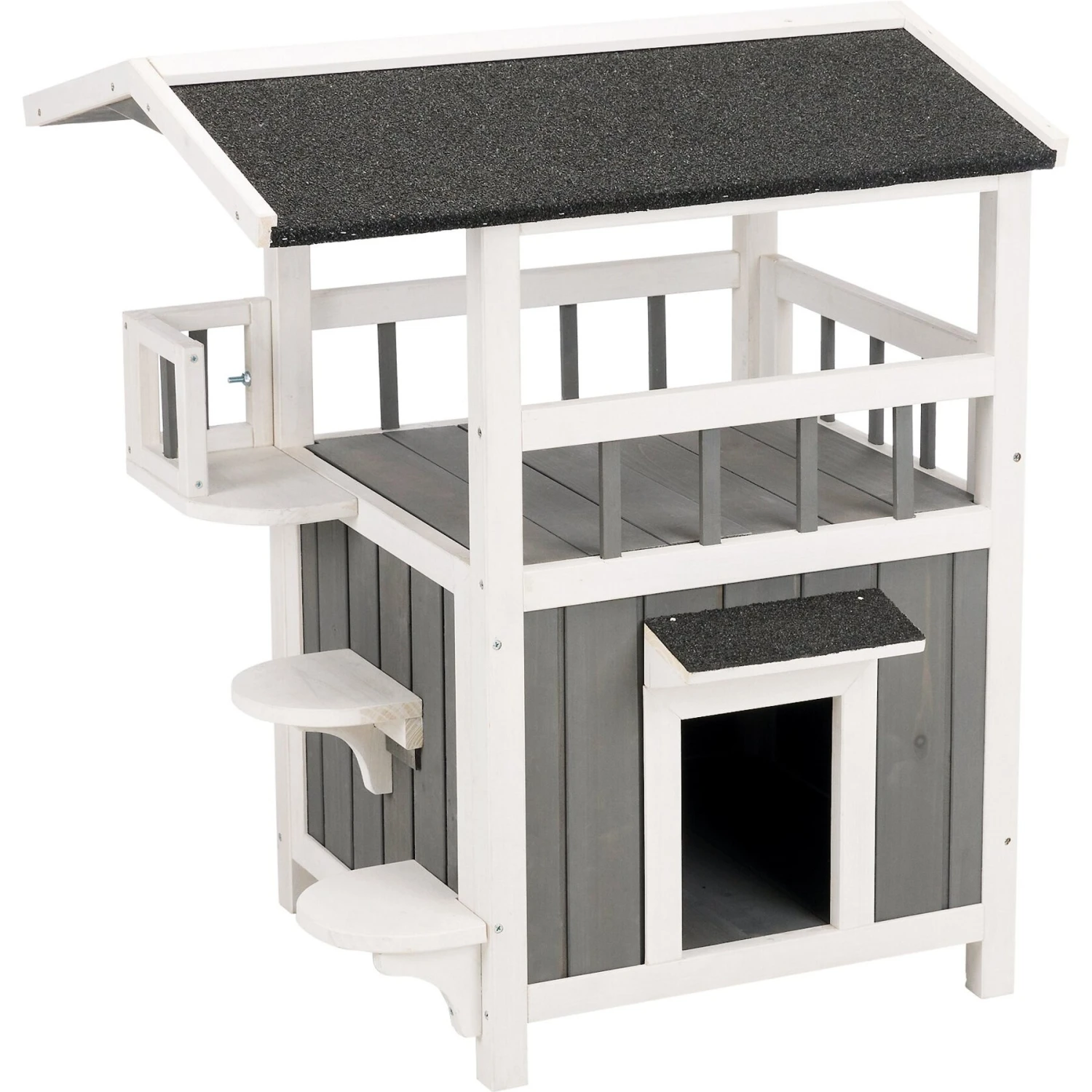 TRIXIE Natura Shaded Balcony Cat House 3 TRIXIE Natura Shaded Balcony Cat House