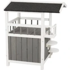 TRIXIE Natura Shaded Balcony Cat House 13 TRIXIE Natura Shaded Balcony Cat House -Cat Pet Supplies 221658 pt3. AC SS1800 V1582064646