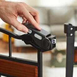 Frisco Wood Accents Extra Tall Auto-close Dog Gate -Cat Pet Supplies 221968 PT2. AC SS1800 V1595282174