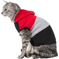 Frisco Colorblock Dog & Cat Sleeveless Hoodie -Cat Pet Supplies 224263 PT3. AC SS1800 V1637677889