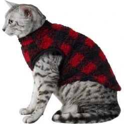 Frisco Ultra Lightweight Plaid Dog & Cat Fleece Vest 11 Frisco Ultra Lightweight Plaid Dog & Cat Fleece Vest -Cat Pet Supplies 224280 PT2. AC SS1800 V1599496583