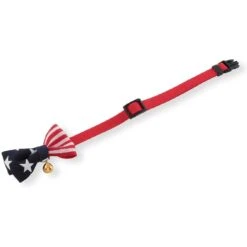 Necoichi My Cat For President Cotton Breakaway Cat Collar With Bell -Cat Pet Supplies 230665 PT4. AC SS1800 V1631309779