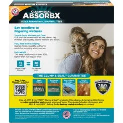 Arm & Hammer Litter Clump & Seal AbsorbX Absorbing Unscented Multi-Cat Cat Litter -Cat Pet Supplies 232642 PT3. AC SS1800 V1615933961