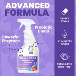 Unique Pet Care Sweet Tangerine Cat Odor + Stain Remover, 24-oz Bottle 14 Unique Pet Care Sweet Tangerine Cat Odor + Stain Remover, 24-oz Bottle -Cat Pet Supplies 232913 PT3. AC SS1800 V1700689726