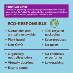 Naturally Fresh Pellet Unscented Non-Clumping Walnut Cat Litter -Cat Pet Supplies 233646 PT4. AC SS1800 V1626397625