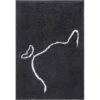 Frisco Microfiber Chenille Cat Silhouette Litter Mat