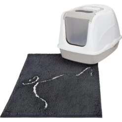 Frisco Microfiber Chenille Cat Silhouette Litter Mat 11 Frisco Microfiber Chenille Cat Silhouette Litter Mat -Cat Pet Supplies 235902 PT3. AC SS1800 V1603342031
