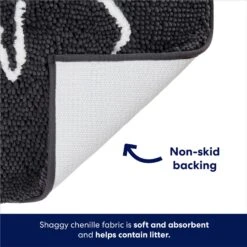 Frisco Microfiber Chenille Fish Bone Litter Mat -Cat Pet Supplies 236242 PT2. AC SS1800 V1676556263
