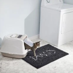 Frisco Microfiber Chenille Fish Bone Litter Mat -Cat Pet Supplies 236242 PT4. AC SS1800 V1606833806